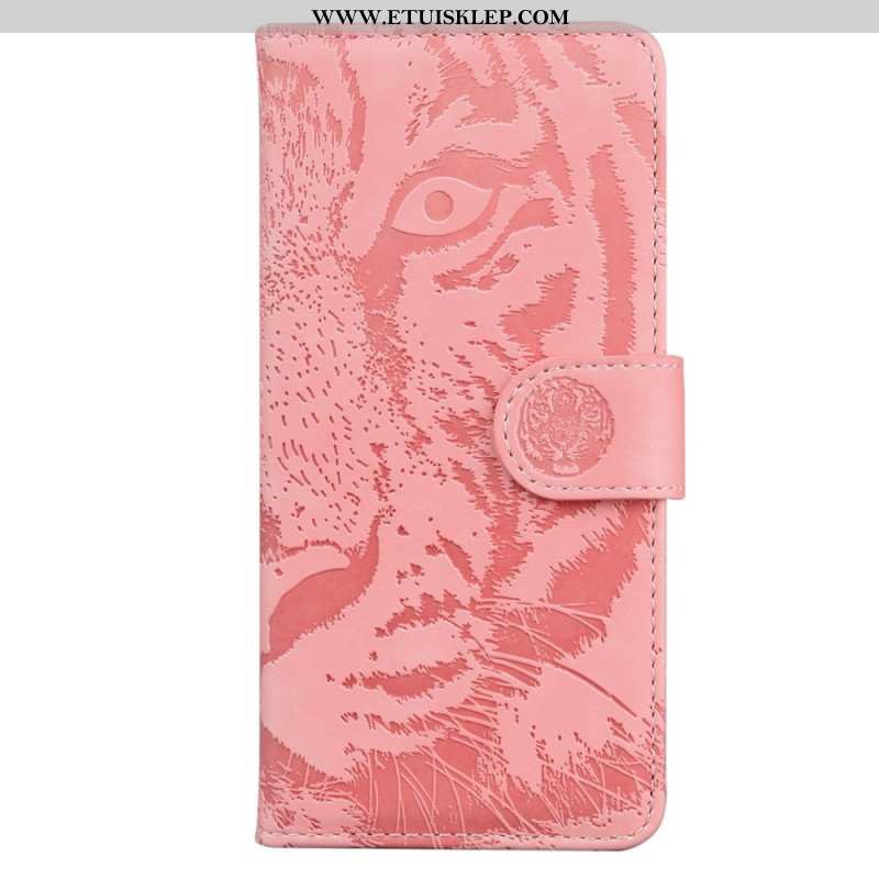 Etui Folio do Samsung Galaxy M53 5G Nadruk Tygrysa